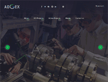 Tablet Screenshot of adgex.com